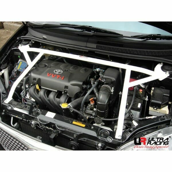 Ultra Racing Toyota Vios (XP40) 1.5 2WD 02-07 UltraRacing 4-Point Front Upper Strutbar (038) UR-TW4-038