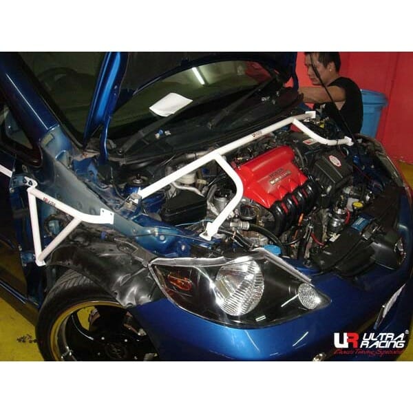 Ultra Racing Honda City (GD8) 1.5 2WD 02-08 UltraRacing 4-Point Front Upper Strutbar (051) UR-TW4-051