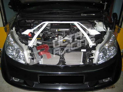 Ultra Racing Daihatsu Terios 5-Seat 06+ Ultra-R 4P Front Upper Strutbar UR-TW4-527