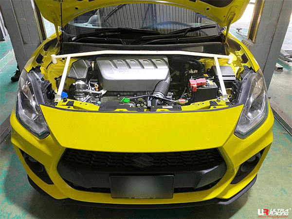 Ultra Racing Suzuki Swift Sport (A2L414) 1.4 2WD 17+ UltraRacing 4-Point Front Upper Strutbar (4008) URTW-TW4-4008
