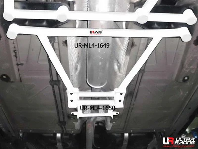 Ultra Racing Mini Cooper S R56 /Clubman UltraRacing 4-Point Mid Lower Bar UR-ML4-1650
