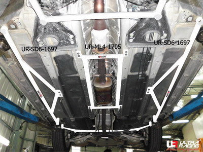 Ultra Racing Nissan Teana 09+ J32 UltraRacing 4-Point Mid Lower Brace UR-ML4-1705