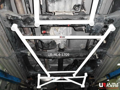 Ultra Racing Isuzu D-Max 3.0D 02+ UltraRacing 4-Point Mid Lower Brace UR-ML4-1709