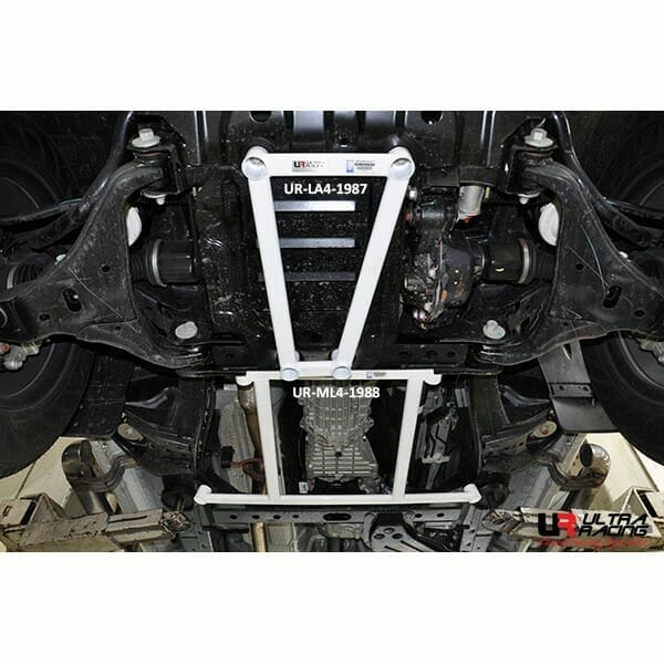 Ultra Racing Mazda BT-50 (UP) 2.2D 4WD 11-18 UltraRacing Mid Lower Brace (1988-B) UR-ML4-1988(B)