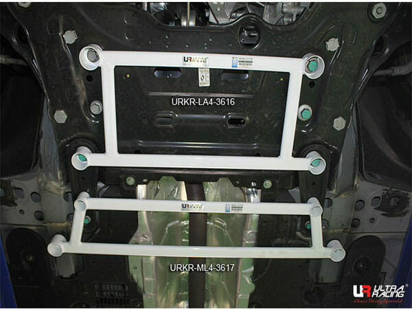 Ultra Racing Renault Samsung SM6 1.6 2WD 16+ UltraRacing 4-Point Mid Lower Brace (3617) URKR-ML4-3617