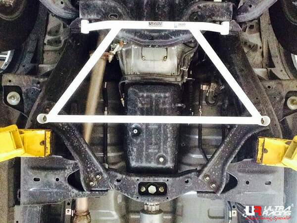 Ultra Racing Isuzu MU-X (RF10) 2.5 2WD 13-21 UltraRacing 4-Point Mid Lower Brace (3149) URTH-ML4-3149