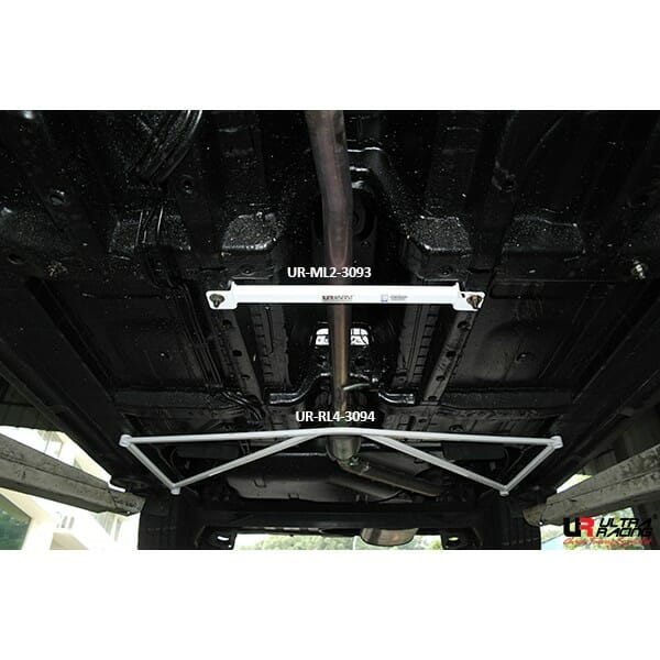 Ultra Racing Proton Iriz 1.6 14+/Persona 1.6 16+ 2WD UltraRacing 4-Point Rear Lower Bar (3094) UR-RL4-3094