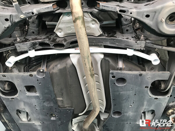 Ultra Racing Mazda 6 (GJ1) 2.2D/2.5 2WD Sedan 12+ UltraRacing 4-Point Rear Lower Bar (3229) UR-RL4-3229