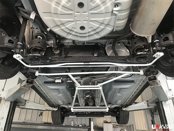 Ultra Racing Nissan Almera (N18) 1.0T 2WD 19+ UltraRacing 4-Point Rear Lower Bar (4197) UR-RL4-4197