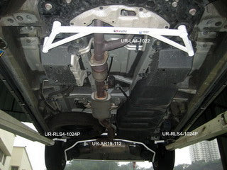Ultra Racing Toyota Previa 06+ 2.4/3.5 Ultra-R 2x 2-Point Rear Side Bars UR-RS4-1024P