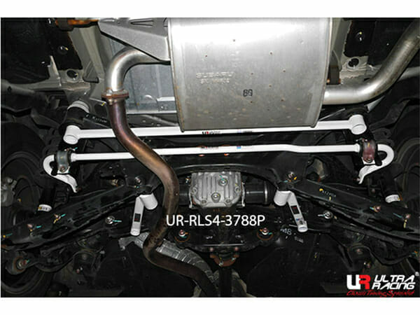 Ultra Racing Subaru XV (GP) 2.0 4WD 13-17 UltraRacing 4-Point Rear Lower Bar (3788P) UR-RS4-3788P