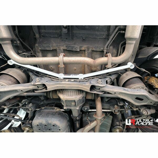 Ultra Racing Kia Mohave (HM) 3.0D/4.6 4WD 08+ UltraRacing 4-Point Rear Lower Bar (2197) URKR-RL4-2197