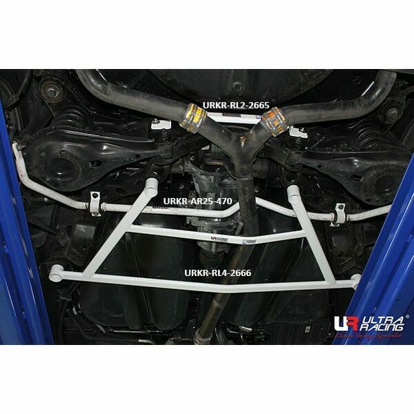 Ultra Racing Ford Explorer (U502) 3.5 4WD 11+ UltraRacing 4-Point Rear Lower Bar (2666) URKR-RL4-2666