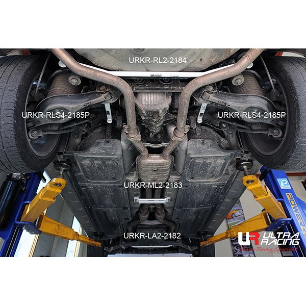 Ultra Racing Hyundai Genesis Sedan 12+ Ultra-R 2x2P Rear Lower Brace 2185 URKR-RS4-2185P