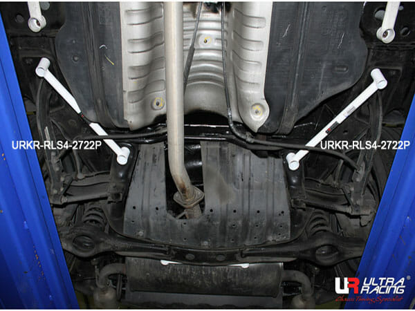 Ultra Racing Ssangyong Actyon 2.0D 05-10/Korando C200 2.0D 10-19 2WD/4WD UltraRacing 4-Point Rear Lower Bar (2722P) URKR-RS4-2722P