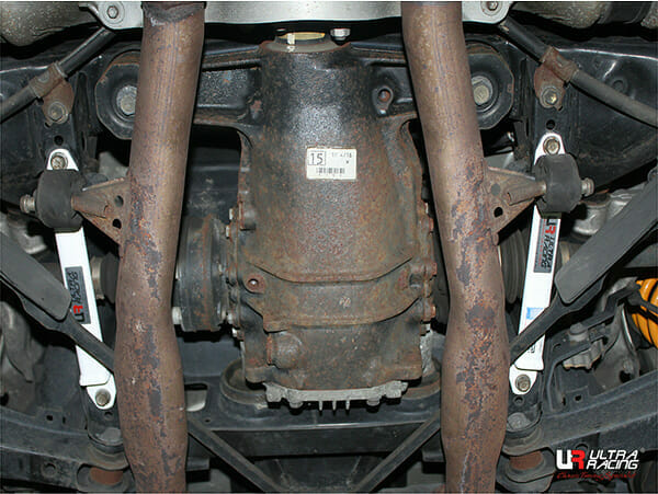 Ultra Racing Lexus SC 430 (Z40) 4.3 2WD Cabriolet/Convertible 01-05 UltraRacing 4-Point Rear Lower Bar (3294P) URKR-RS4-3294P