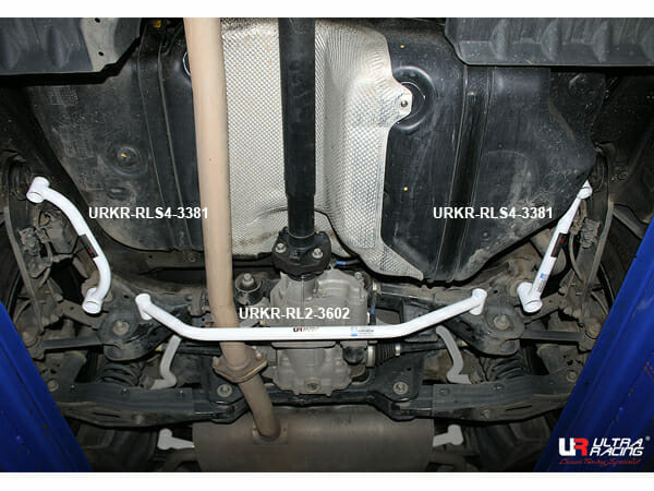 Ultra Racing Hyundai Tucson (TL) 1.7D/2.0D/Kia Sportage 1.7D/2.0D 17-22 4WD 16-21 UltraRacing 4-Point Rear Lower Bar (3381P) URKR-RS4-3381P