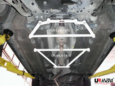 Ultra Racing Mazda 6 GH 08+ UltraRacing 6Point Front Lower Brace UR-LA6-1415