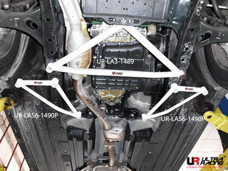 Ultra Racing Subaru Outback 09+ Ultra-R 2x 3-Point Front Lower Bars UR-LS6-1490P