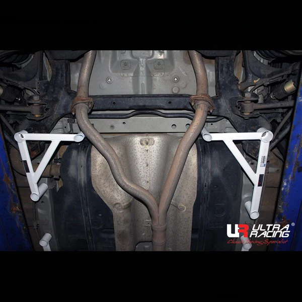 Ultra Racing Kia Sorento 09-13 UltraRacing 2x3-Point Rear Lower Side Bars URKR-RS6-2225P