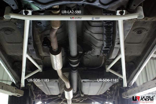 Ultra Racing Toyota RAV4 95-00 (4D) UltraRacing 2x 3-Point Floor Bars UR-SD6-1183P
