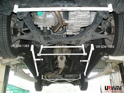Ultra Racing Honda Stream 07+ UltraRacing 2x 3-Point Floor Bars UR-SD6-1283P