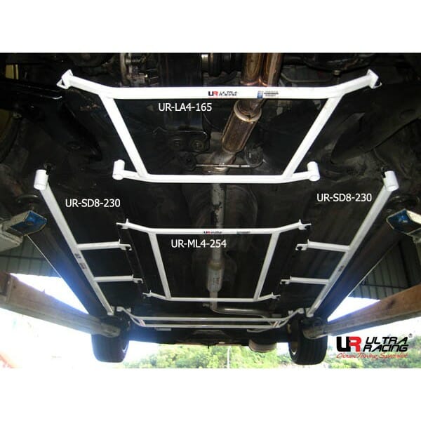 Ultra Racing Proton Wira 1.3/1.5 2WD 93-09 UltraRacing 2-Point Rear Torsion Bar (230-B) UR-SD8-230P(B)