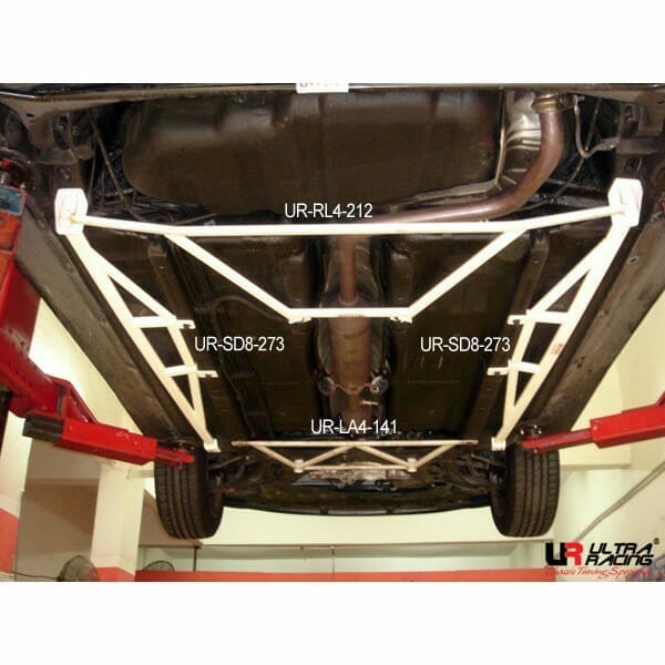 Ultra Racing Toyota Vios (XP40) 1.5 2WD 02-07 UltraRacing 8-Point Rear Torsion Bar (273P) UR-SD8-273P
